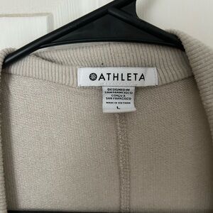 Athleta Beige Knit Cardigan